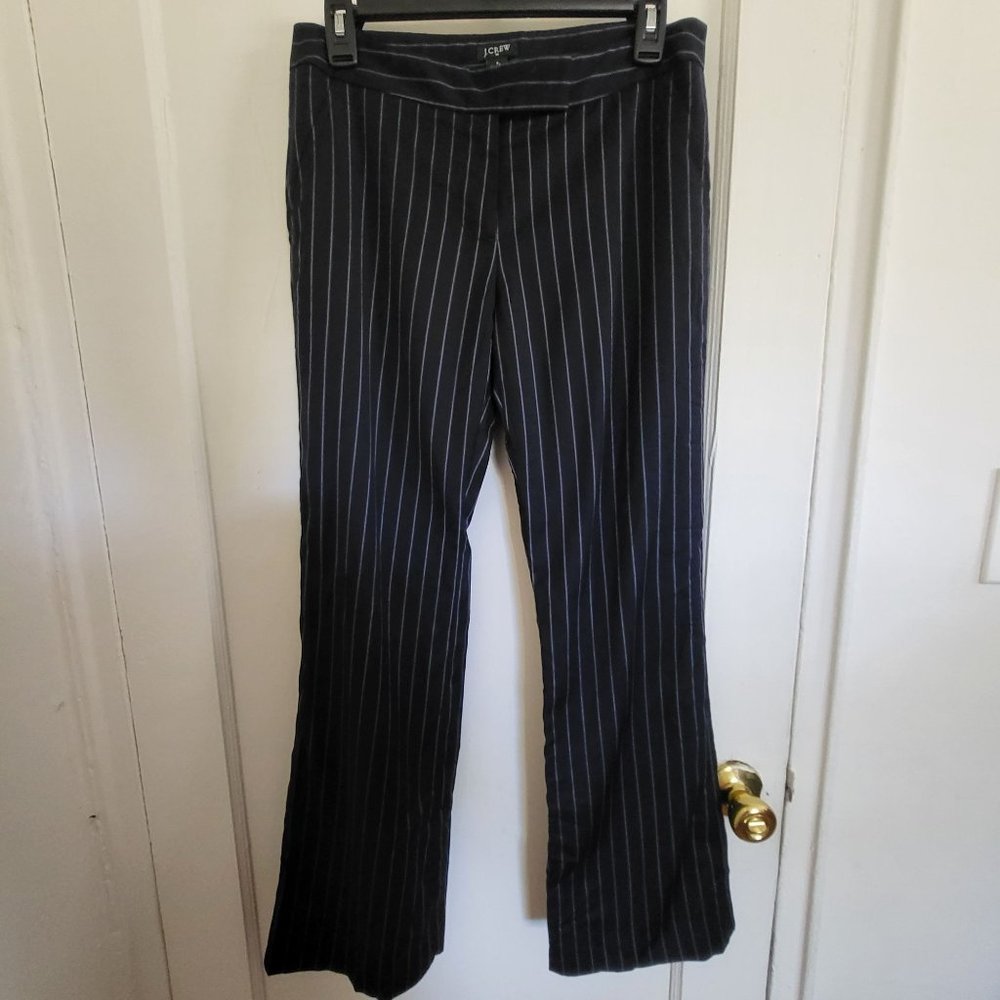 J.CREW LOW FIT DRESS PANTS 100% WOOL SIZE 2 STRAIGHT LEGS